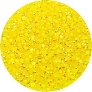 10000Pcs 2MM Resin Flatback Rhinestone Flatback Gold Yellow (216)